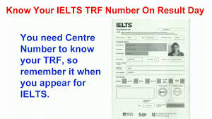 Trf Number In Ielts