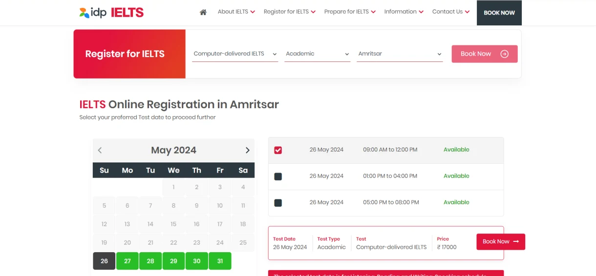 Idp Candidate Login Results